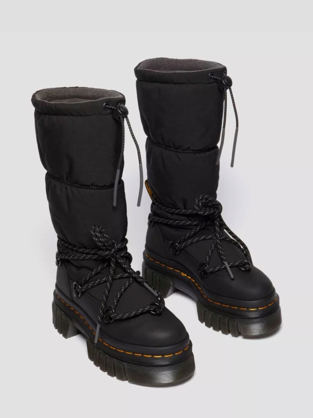 Dr. Martens Audrick Hi Puffer Lace-Up Platform Boots